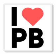 I LovePB pin