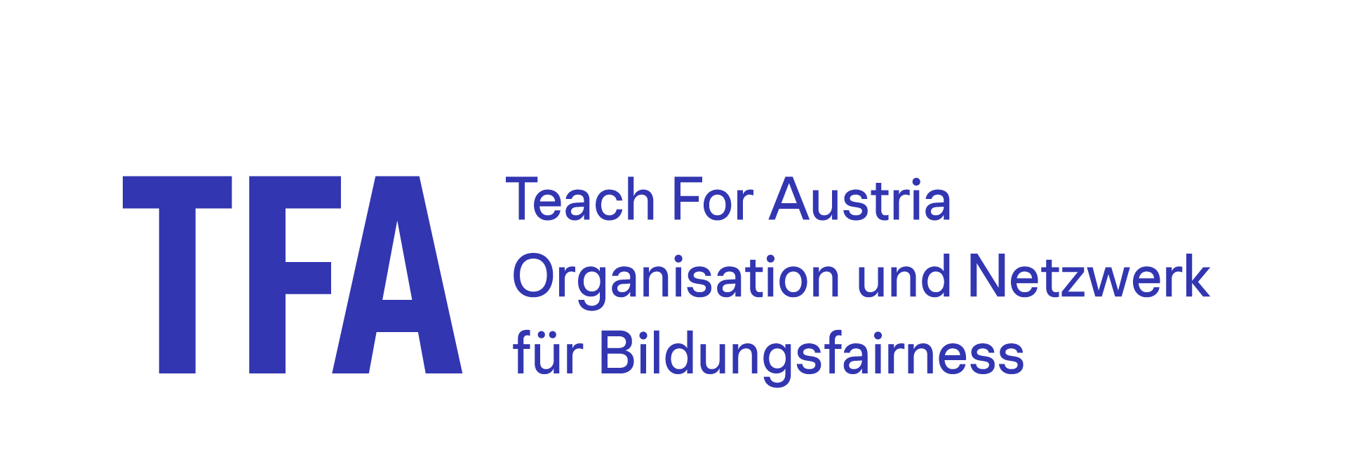 TFA Logo dreizeilig blau