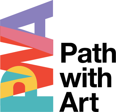 Path with Art Logo: PWA on the left-hand side with the words "Path with Art" next to it.