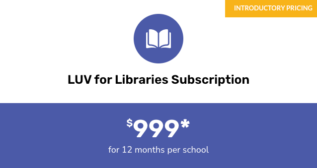 LUV for Libraries Pricing