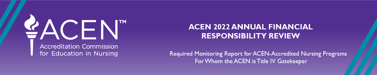 2022 ACEN Annual Financial Responsibility Review