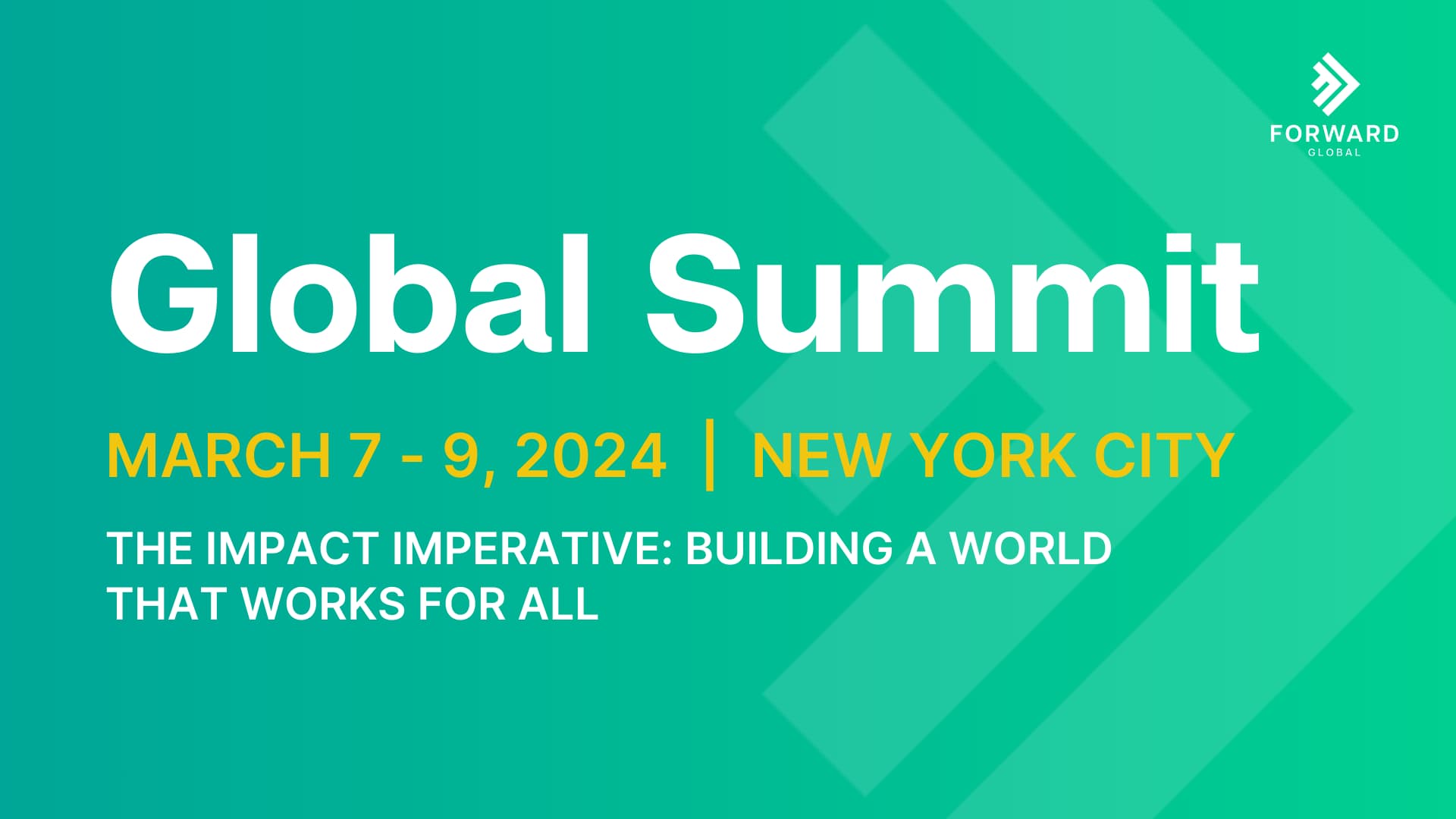 Global Summit 2024 Banner