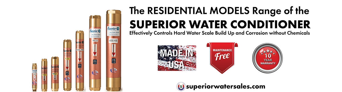 Residential Range of Superior Water Conditioners