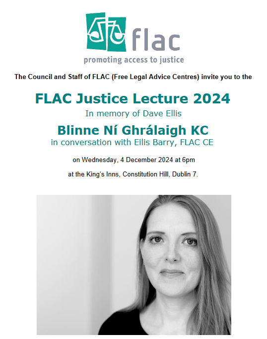 Blinne Ní Ghrálaigh KC    in conversation with Eilis Barry (FLAC Chief Executive) 