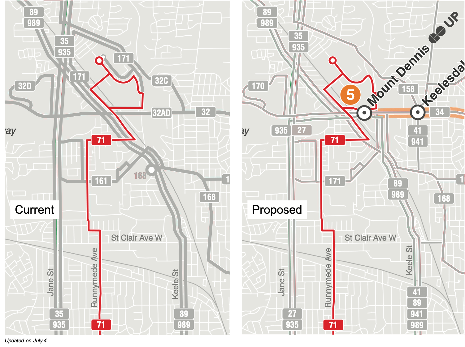 Updated map of 71 Runnymede