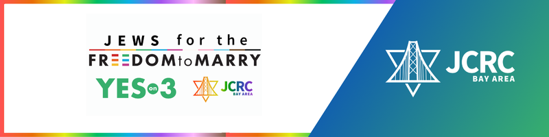 Jews for the Freedom to Marry banner