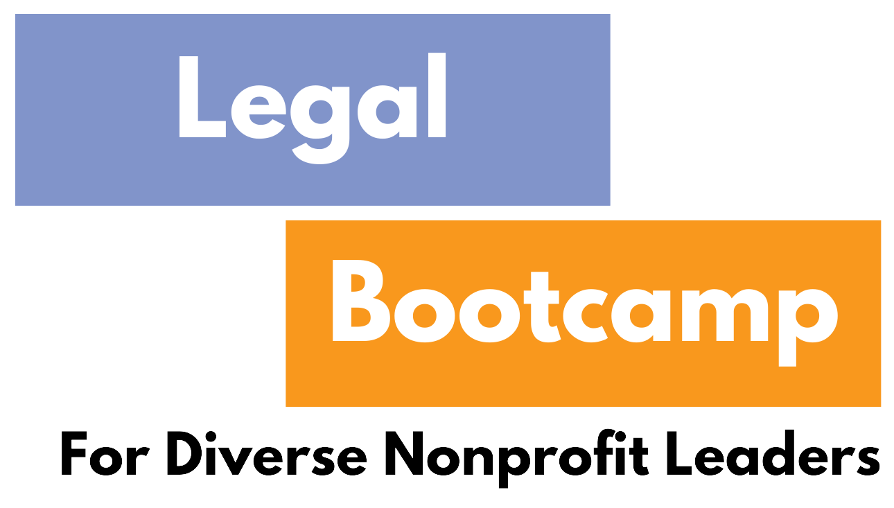 Logo for Legal Bootcamp for Diverse Nonprofit Leaders
