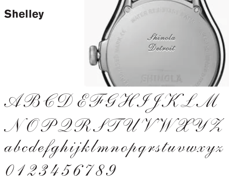 Engraved on sale shinola watch