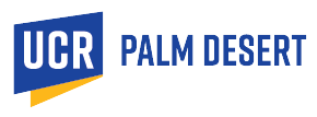 UCR Palm Desert Horizontal Logo