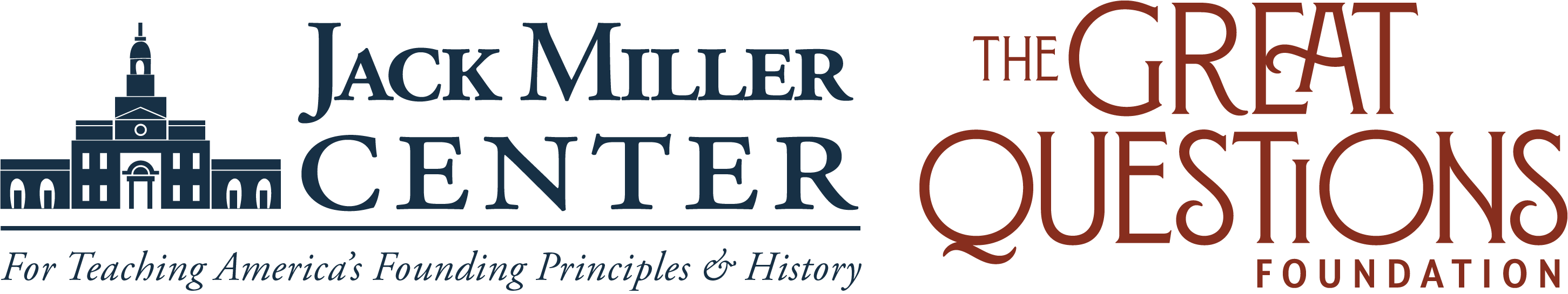 Jack Miller Center and Great Questions Foundation Joint Logo