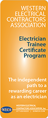 Electrician Trainee Program Brochure cover