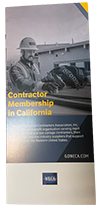 Contractor Membership in California brochure cover