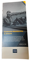 Contractor Membership in Arizona brochure cover