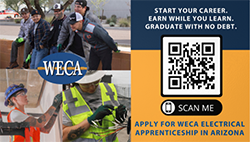 Card for apprenticeship outreach in Arizona